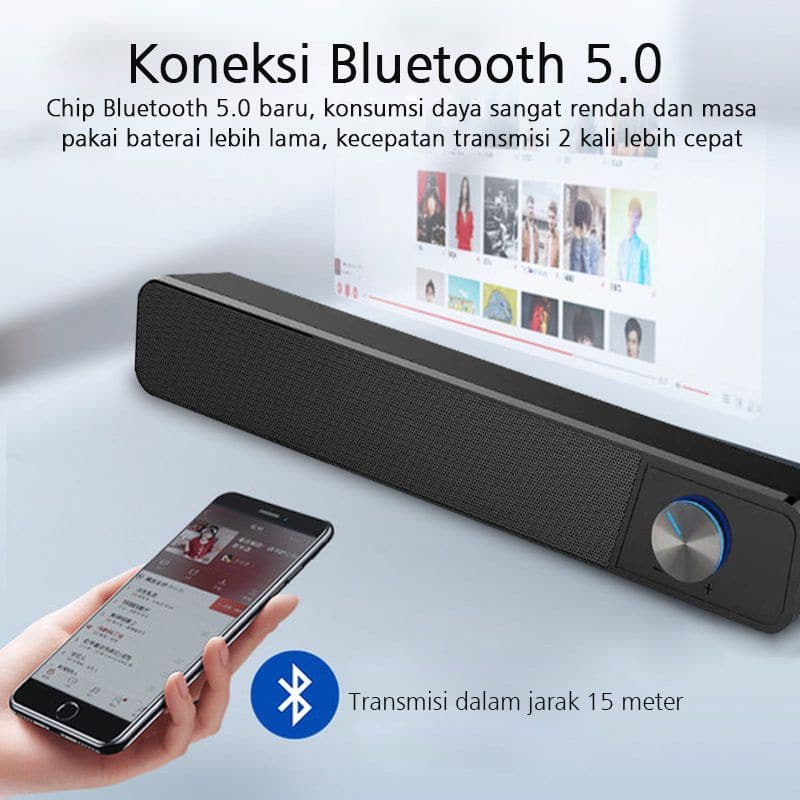 Barra de Sonido Bluetooth 4D XM-U16