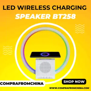 LED Wireless Charging Speaker BT 258