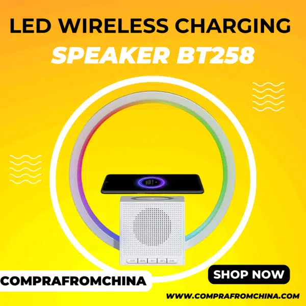 LED Wireless Charging Speaker BT 258