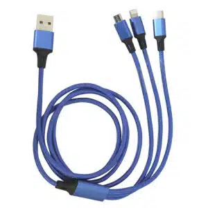 Cable Usb 3 En 1 Tipo C V8 iPhone