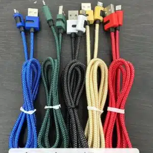 Cable Forrado USB Tipo C 4mm espesor
