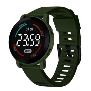 Reloj Digital con pantalla LED AQ002 green