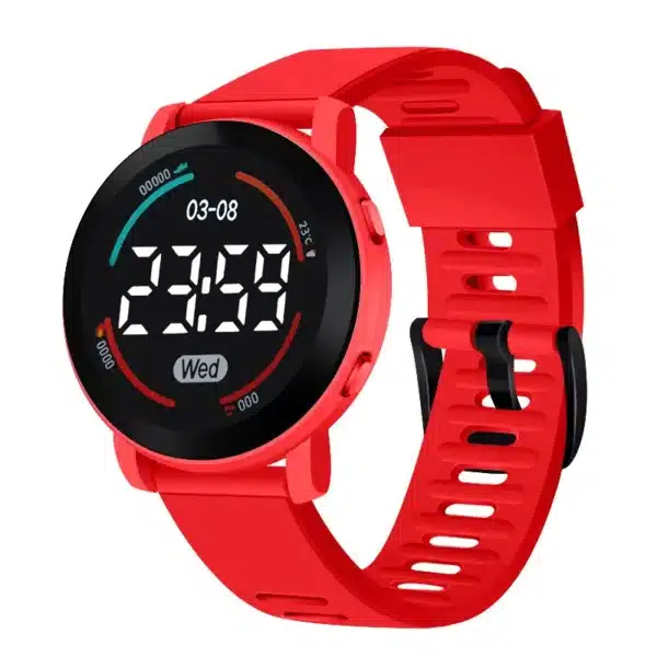 Reloj Digital con pantalla LED AQ002 red