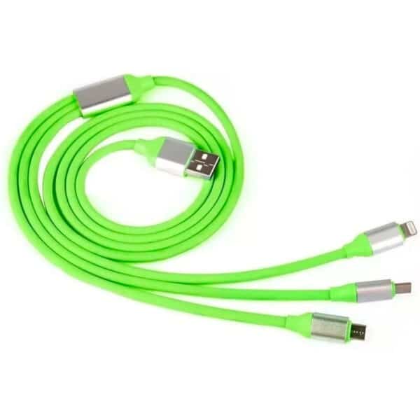 Cable Usb 3 En 1 Tipo C Micro Usb iPhone