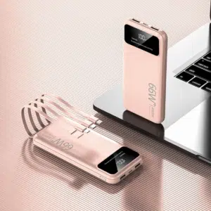 power bank 12000mHa rosado