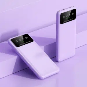 power bank 12000mHa morado